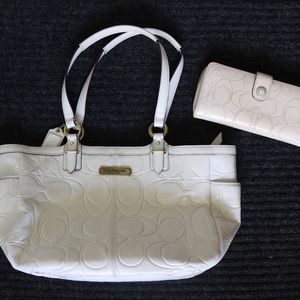 Coach Shoulder Bag & Matching Wallet